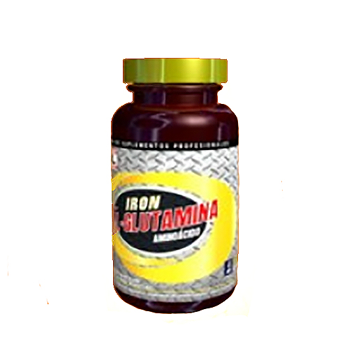 Iron L-Glutamina 60 Caps, 500 mg
